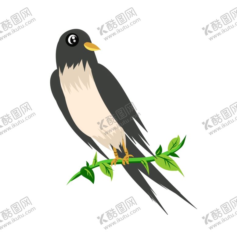 编号：97359610281353368351【酷图网】源文件下载-立春燕子插画