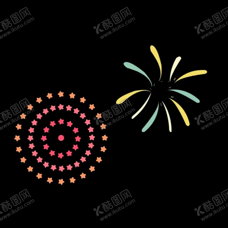 编号：20779706262347026703【酷图网】源文件下载-卡通烟花