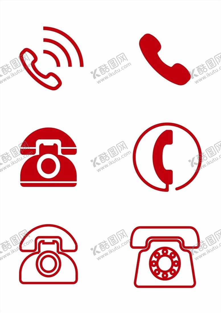 编号：71690602192153213628【酷图网】源文件下载-电话标志图片