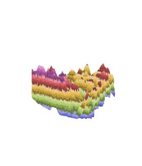 抽象山峰迷雾梦幻水墨
