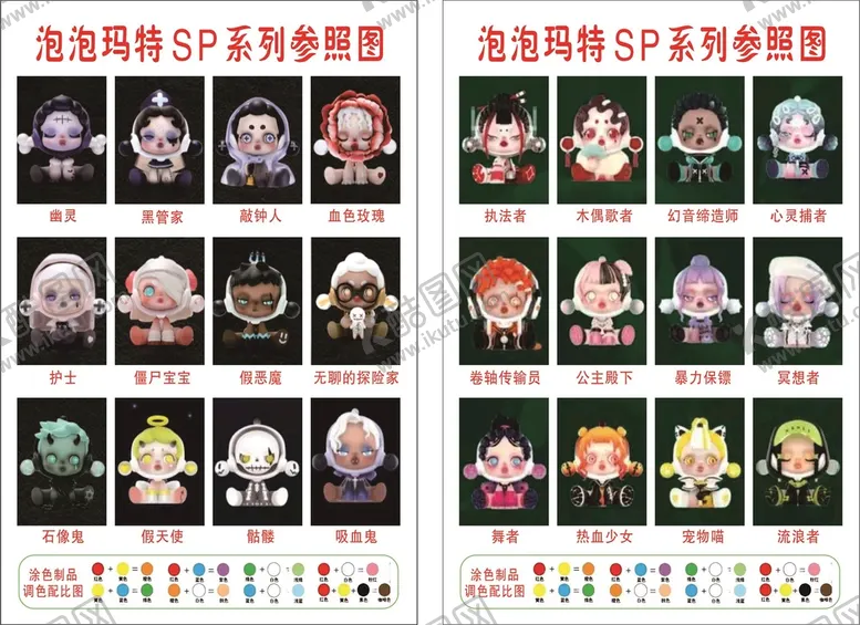 编号：28038011131932454758【酷图网】源文件下载-泡泡玛特石膏系列