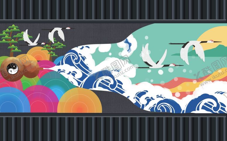 编号：18677109291126397661【酷图网】源文件下载-国潮背景