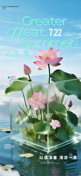 酒吧大暑海报