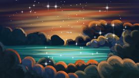 小清新简约创意海报图片动漫壁纸森系插画春天大