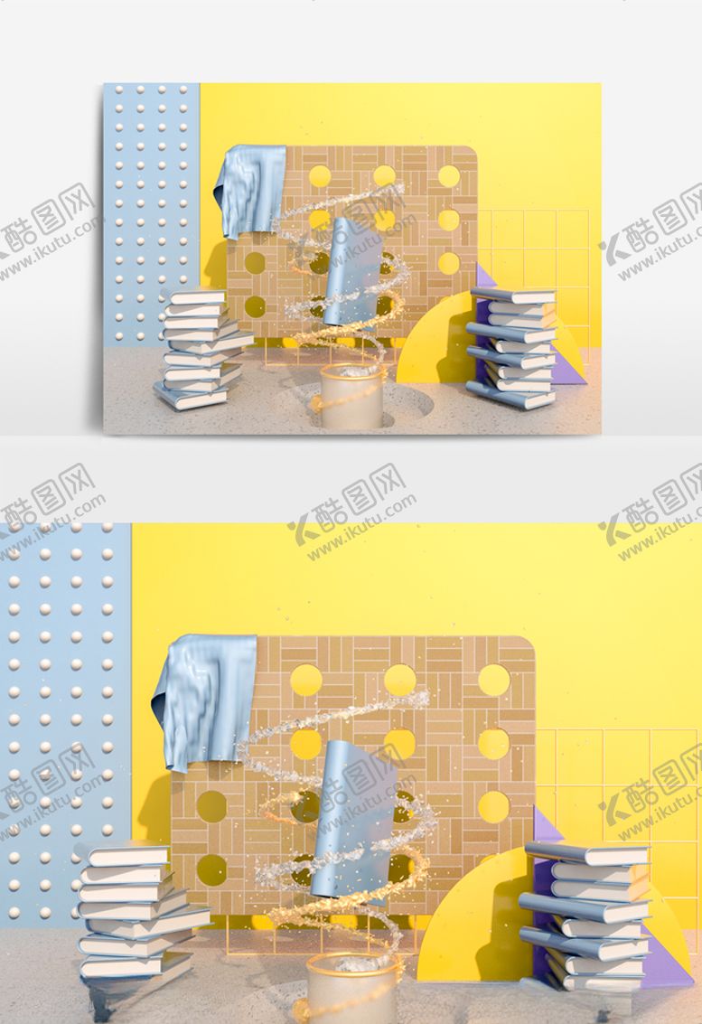 编号：56971109202204011811【酷图网】源文件下载-c4d电商促销场景模型oc渲染