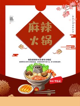 火锅展板