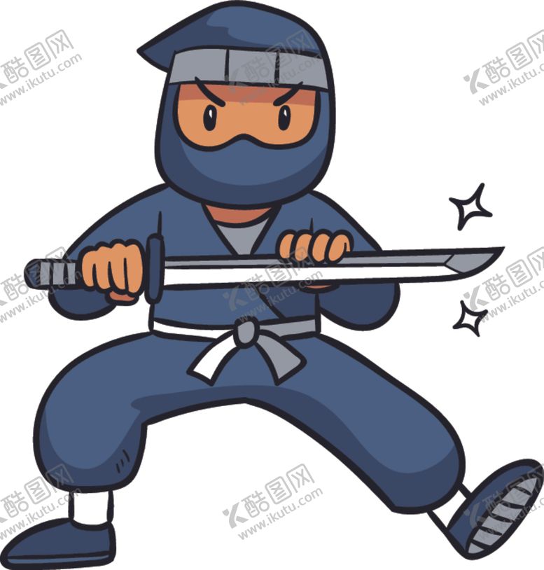 编号：10070104181323486351【酷图网】源文件下载-卡通忍者