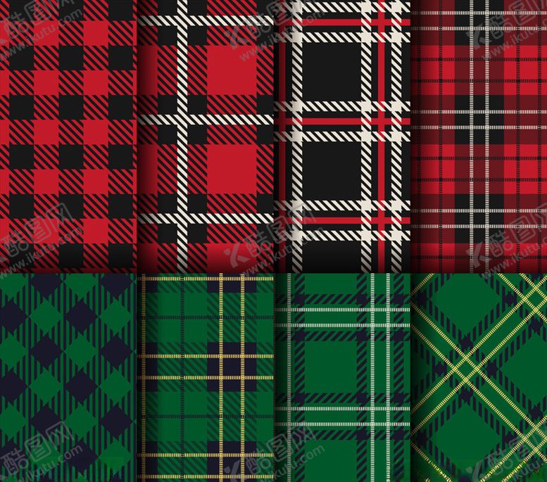 编号：19939310100918484226【酷图网】源文件下载-彩色格子无缝背景