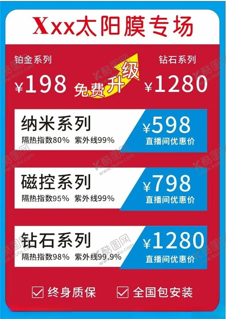 编号：72161012180921039014【酷图网】源文件下载-太阳膜海报