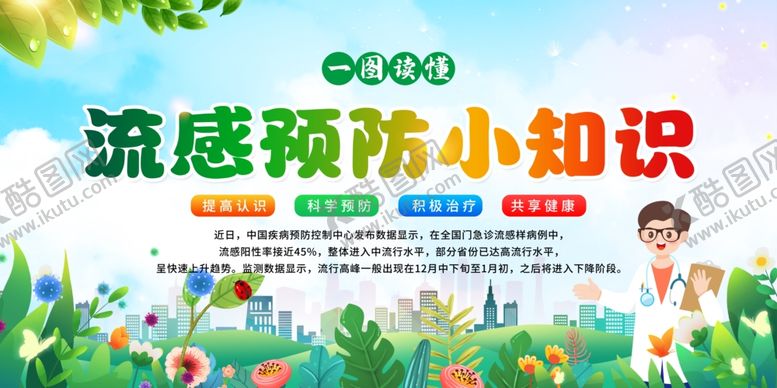 编号：60624305041333054130【酷图网】源文件下载-流感预防宣传