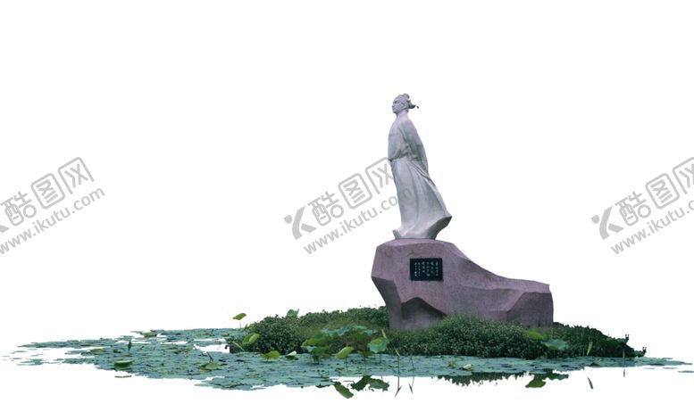 编号：90337310190415386954【酷图网】源文件下载-荷花雕塑