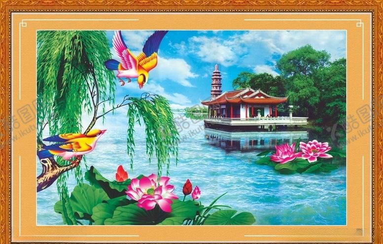编号：47689909221542188363【酷图网】源文件下载-风景画