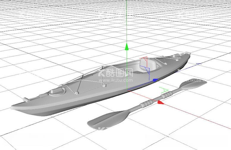 编号：88847911250814299884【酷图网】源文件下载-C4D模型独木舟