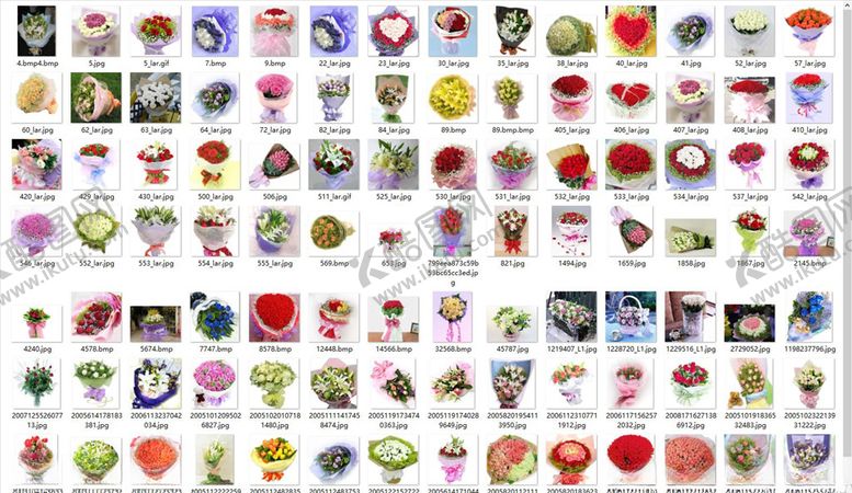 编号：37919505012302261487【酷图网】源文件下载-手捧花花束集合大全