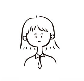 卡通女孩人物形象人物漫画