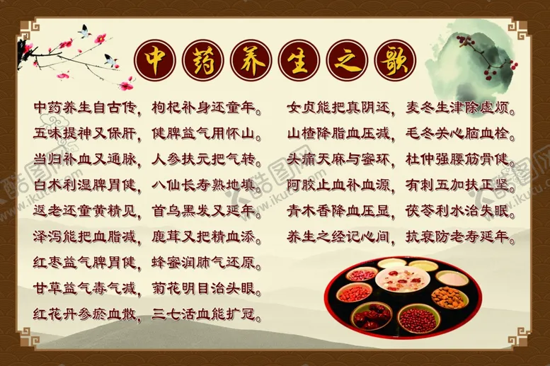 编号：85611009150853505698【酷图网】源文件下载-中药养生之歌