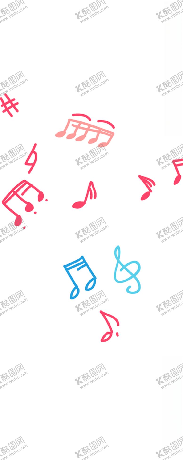 编号：90582604241538486391【酷图网】源文件下载-音符元素