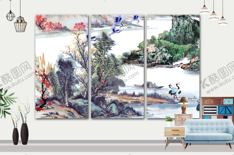 编号：80941109190037108248【酷图网】源文件下载-山水画