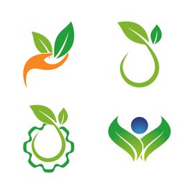 绿色植物图标
