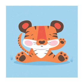 卡通老虎