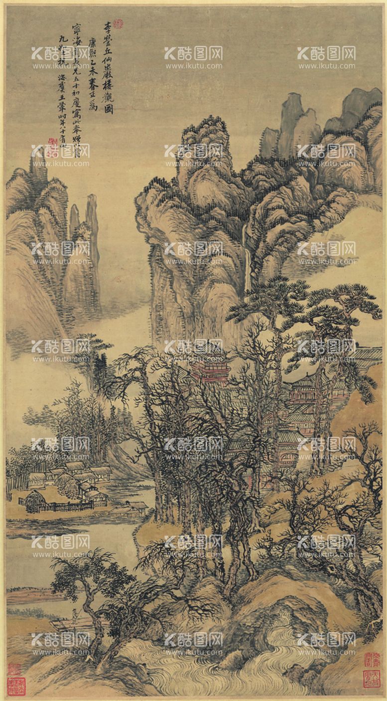 编号：33971410191745533677【酷图网】源文件下载-山水画  