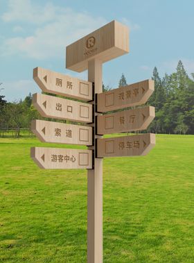 指路牌指向牌样机