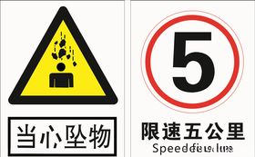 限速警示标志