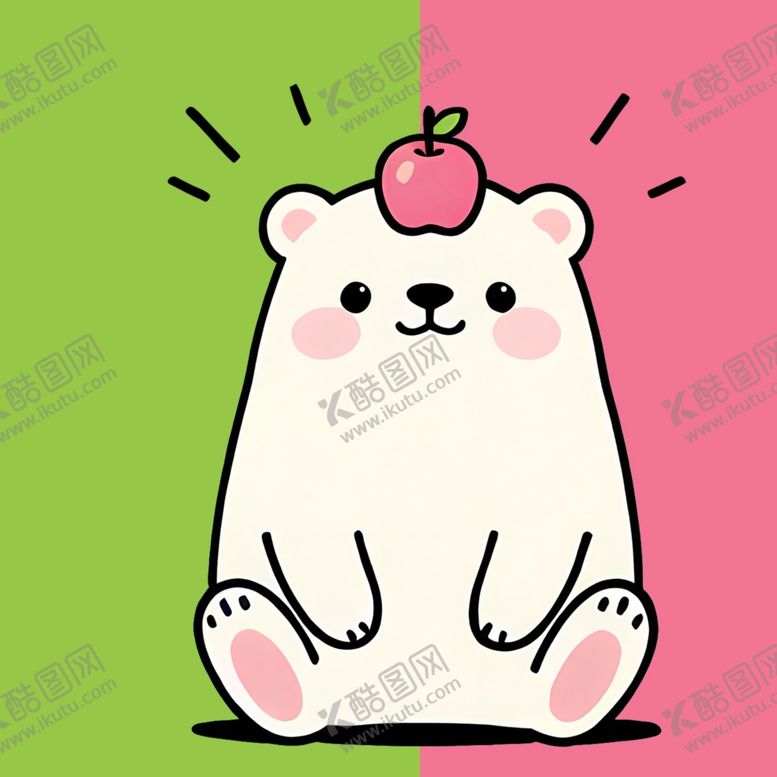 编号：86438903011119104128【酷图网】源文件下载-苹果熊熊