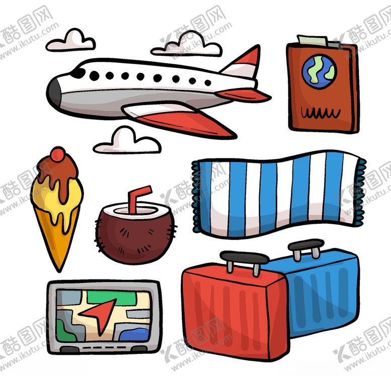 编号：44029209260456353851【酷图网】源文件下载-旅行元素