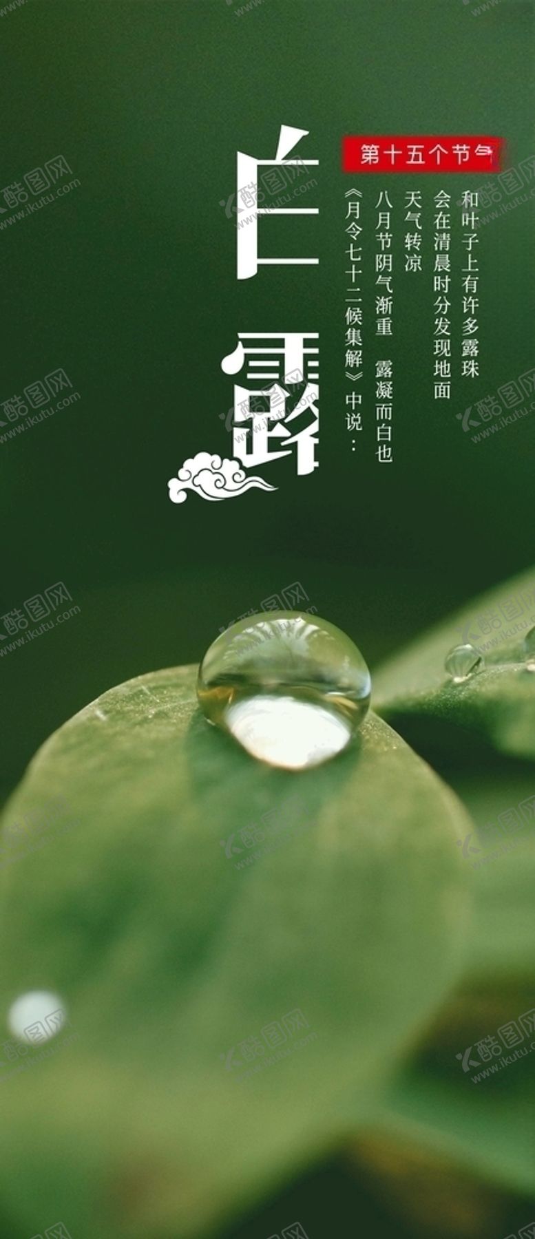 编号：77829405091616438445【酷图网】源文件下载-白露