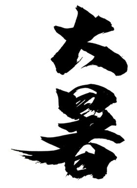 大暑二十四节气传统中国风