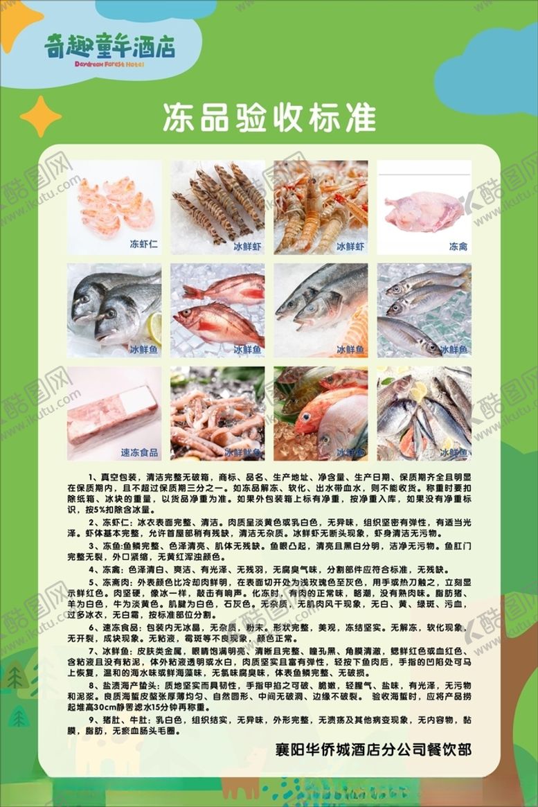 编号：63890701272331497665【酷图网】源文件下载-厨房食物验收标准