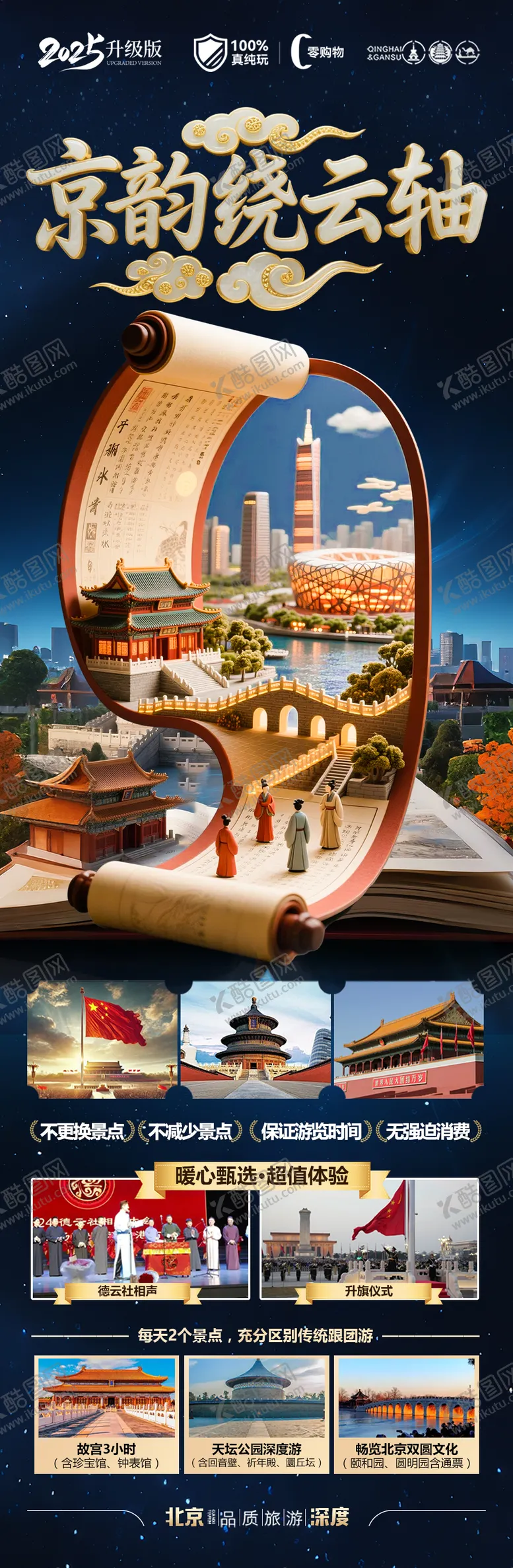 编号：33509401091924016671【酷图网】源文件下载-北京十一国庆旅游海报