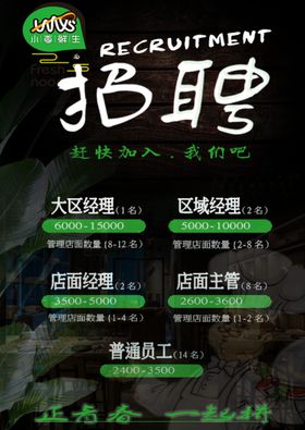 招聘海报