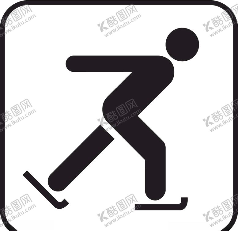 编号：89200310151812212964【酷图网】源文件下载-滑冰运动图标