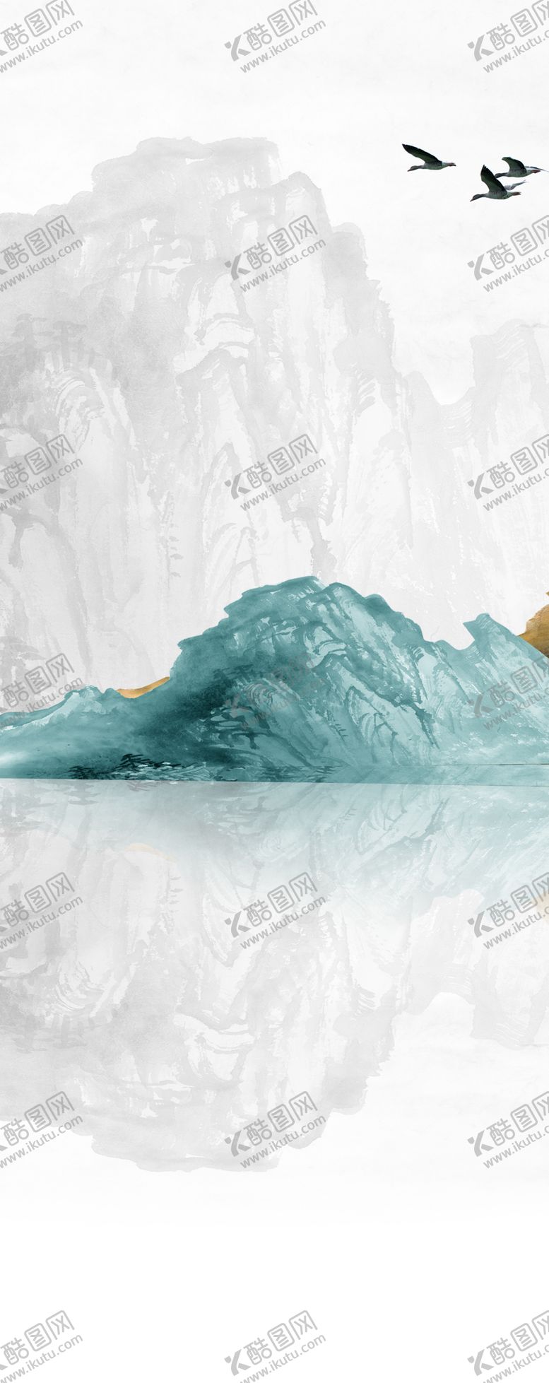 编号：53487606231907076790【酷图网】源文件下载-水墨装饰画