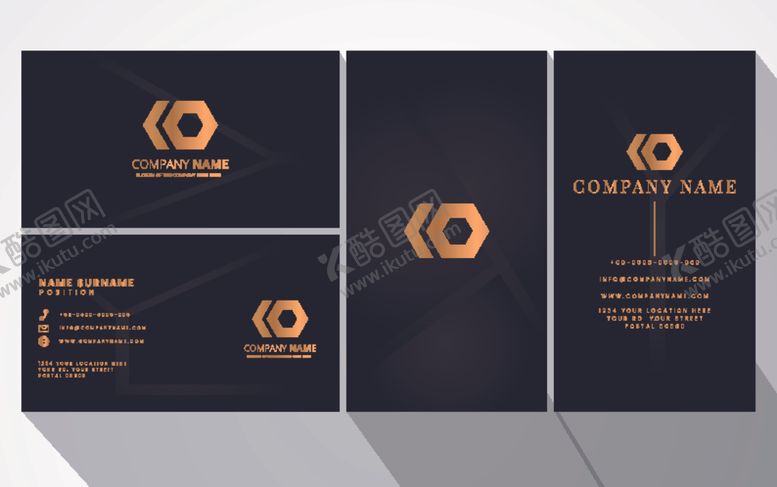 编号：76076710221647459150【酷图网】源文件下载-黑金企业品牌标识设计