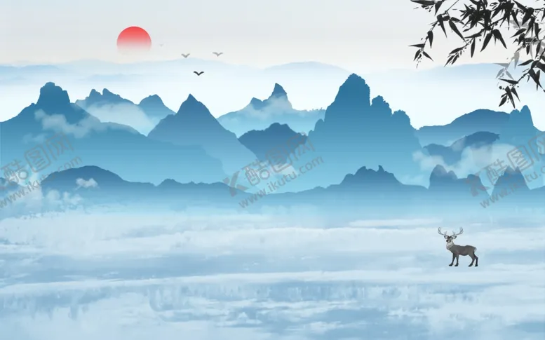 编号：69962201270652295448【酷图网】源文件下载-山水画 