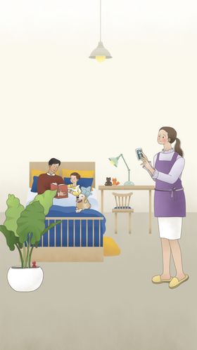 卡通问号悬疑微信海报