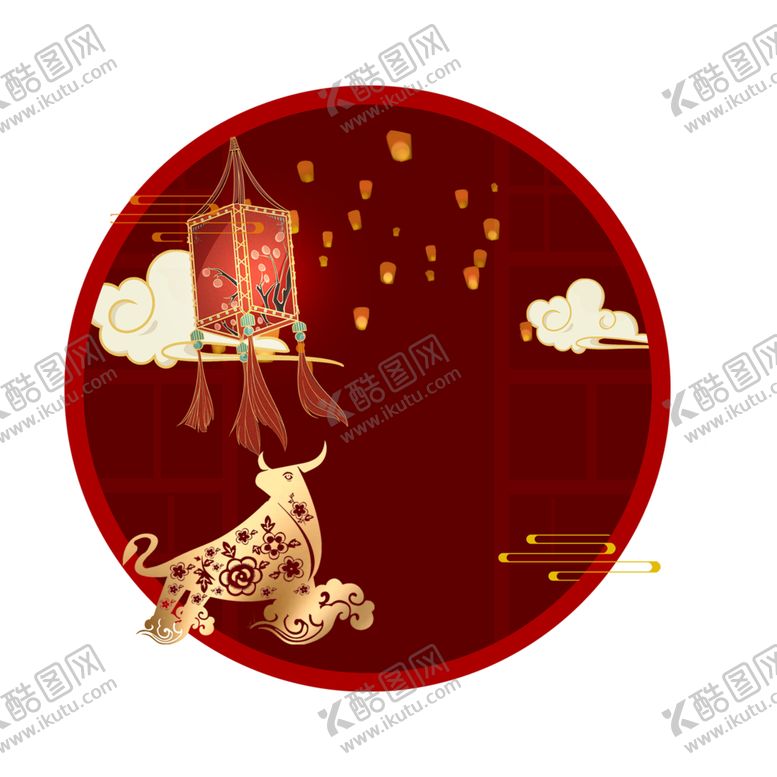 编号：59764404251750486911【酷图网】源文件下载-牛年花