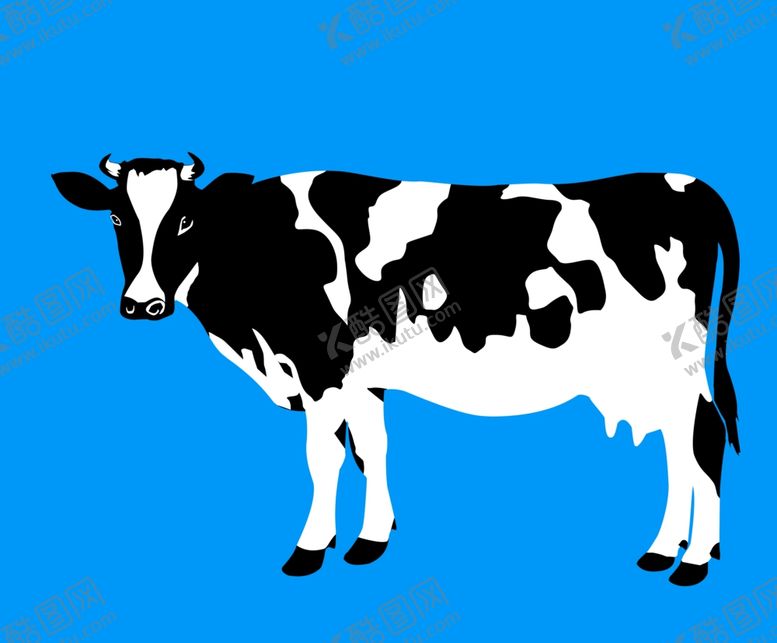 编号：69080710031525317001【酷图网】源文件下载-奶牛矢量