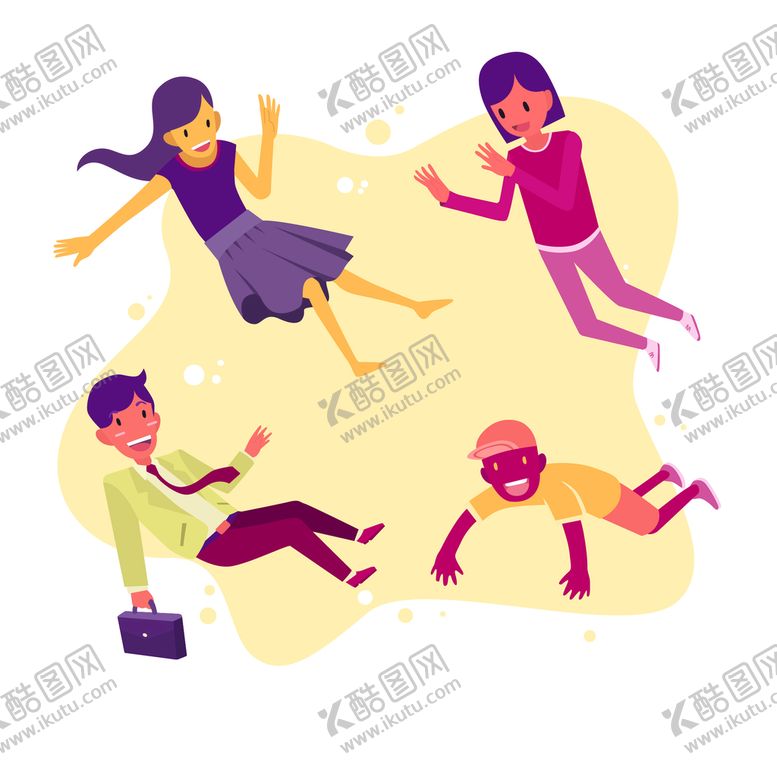 编号：03798509201619396547【酷图网】源文件下载-失重的人