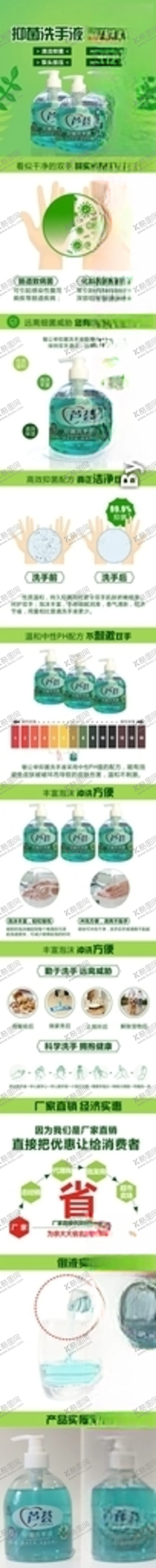 编号：43086807061159554567【酷图网】源文件下载-洗手液电商宝贝详情页