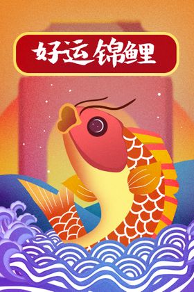 编号：05769209160400141485【酷图网】源文件下载-锦鲤海报创意夏天