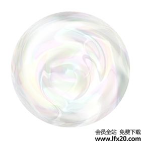 彩色透明肥皂泡气泡水泡泡泡元素