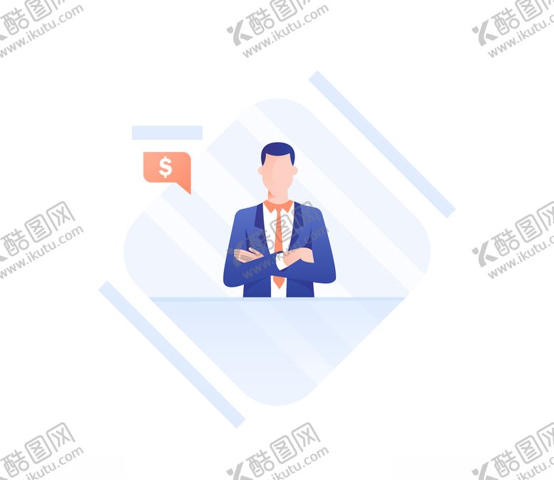 编号：34421605110555143593【酷图网】源文件下载-商务卡通插画