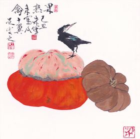 蔬菜水墨画