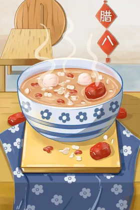 腊八节海报