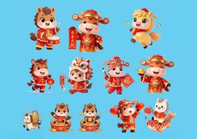 医护人员卡通形象集合