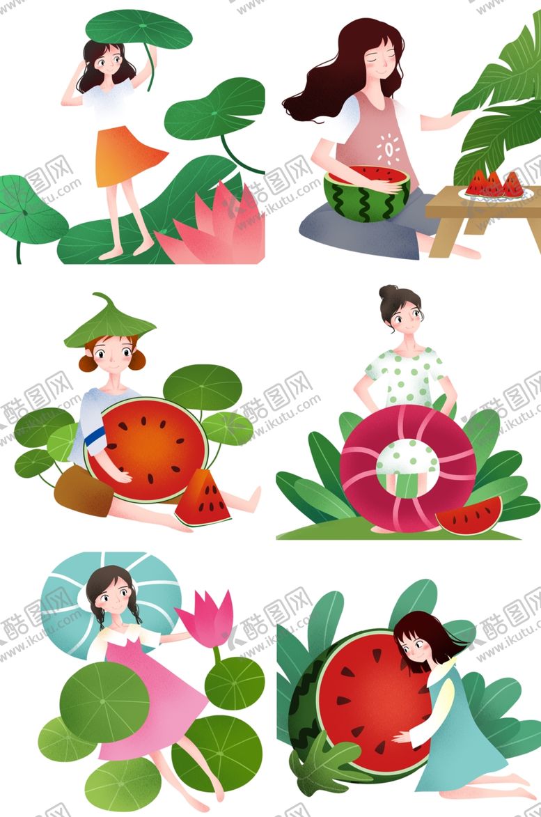 编号：49521709200253595339【酷图网】源文件下载-卡通女生